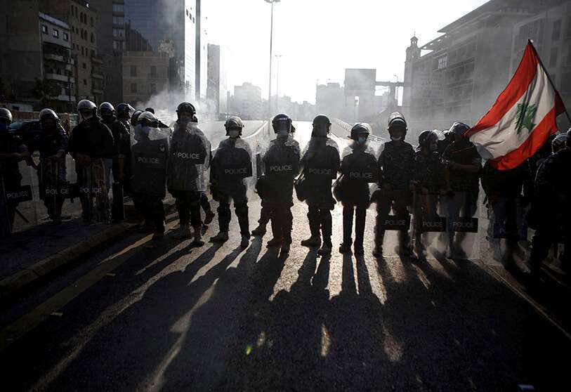 Policía libanesa