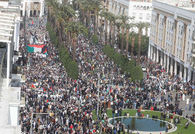 Manifestación Rabat