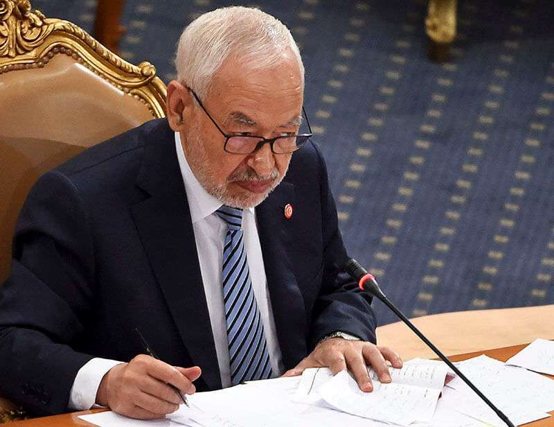 El presidente de la Asamblea de Túnez, Rached Ghannouchi