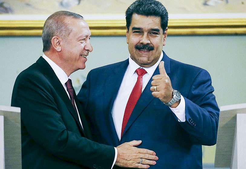 Recep Tayyip Erdogan, presidente Turquía, Nicolás Maduro, presidente Venezuela