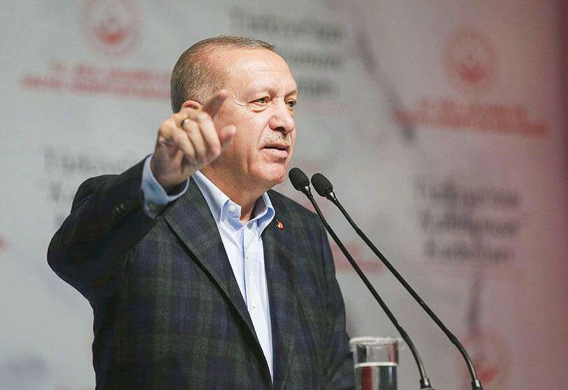 Le président de la Turquie, Recep Tayyip Erdogan