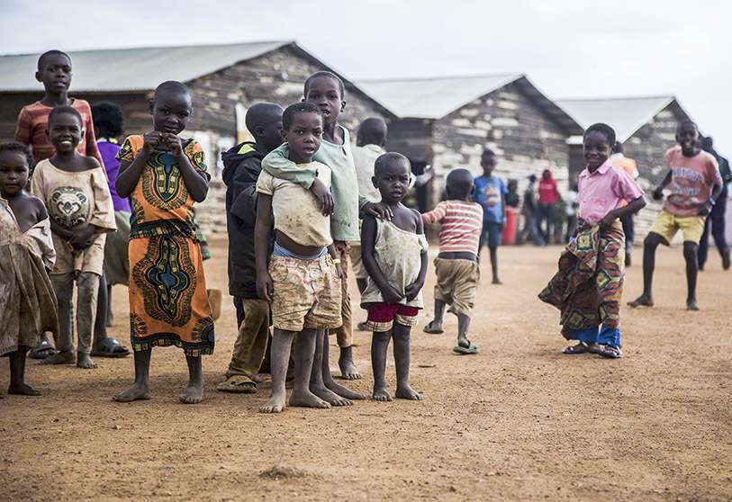Refugiados en Uganda huyen del conflicto en Sudán del Sur