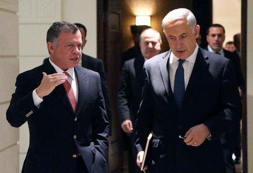 Abdalá Jordania_Netanyahu_Israel
