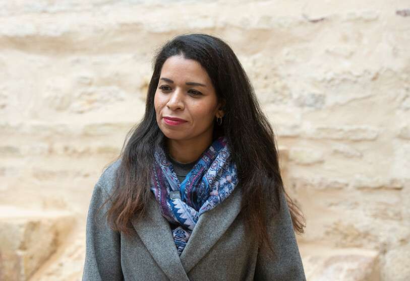 Rouaida Refai, periodista siria afincada en Túnez, durante los cursos 'Magreb, Oriente Medio y Europa: Entendimiento entre culturas. Relaciones y desafíos' en Córdoba