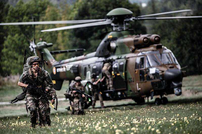 Atalayar_Soldados franceses participan en la Operación Baccarat 2020