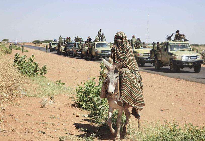 Atalayar_Sudán asno en Darfur PORTADA