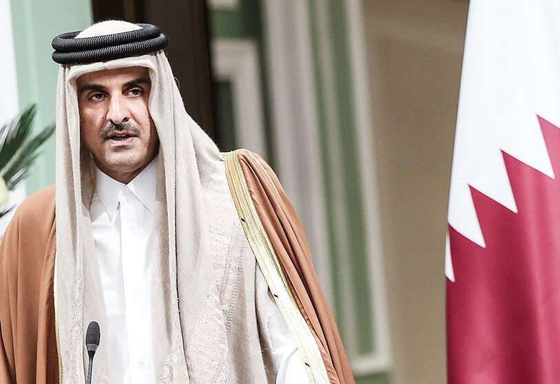 El emir de Qatar Tamim bin Hamad al-Thani