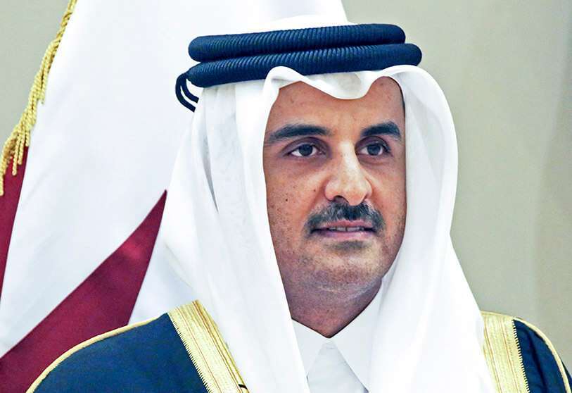 El emir de Qatar, el jeque Tamim bin Hamad al-Thani