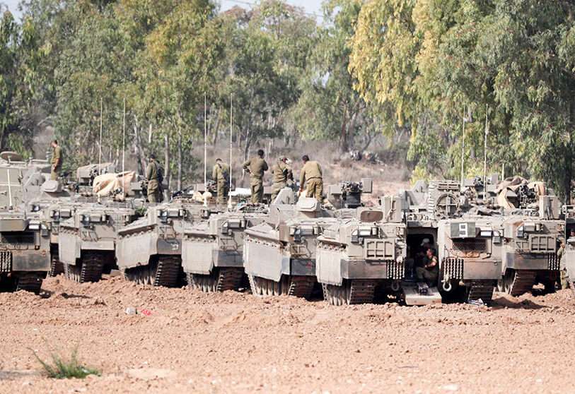 Atalayar_Tanques de Israel en Gaza
