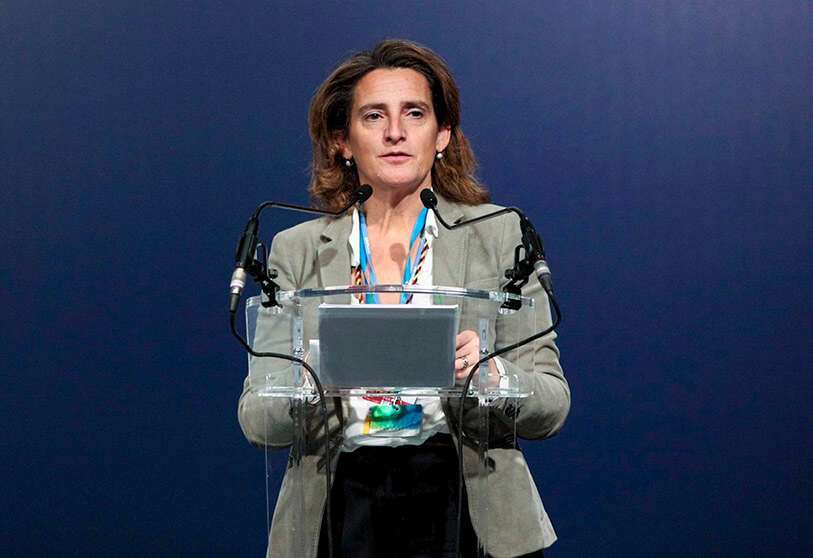 Quatrième vice-présidente du gouvernement espagnol et ministre de la Transition écologique et du Défi démographique, Teresa Ribera