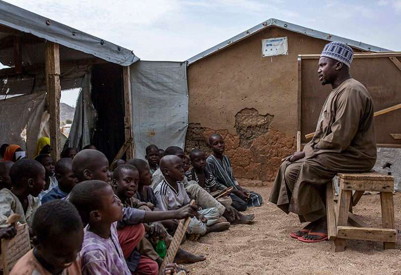 AFP/PATRICK MEINHARDT - Campo de refugiados de Minawao, cerca de Gadala, el campamento se estableció en 2013 y alberga a más de 60.000 refugiados nigerianos