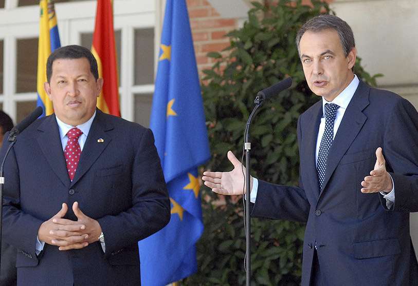 Hugo Chávez José Luis Rodríguez Zapatero