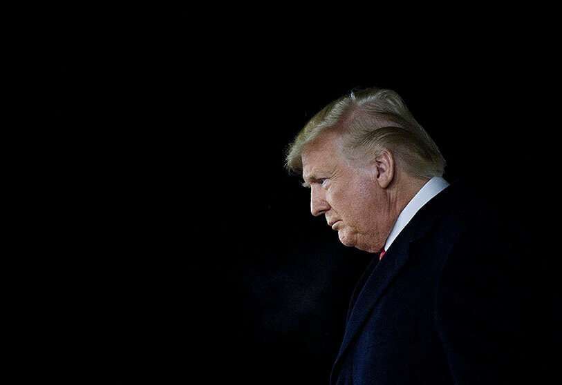 Donald Trump, presidente de los Estados Unidos. A pesar de su discurso conciliador del pasado miércoles, los demócratas no confían en la impulsividad del presidente
