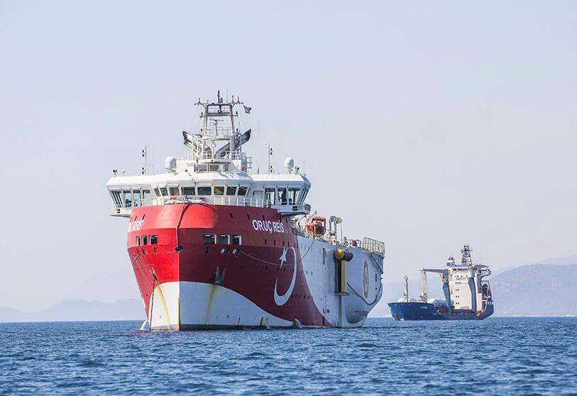 El buque de investigación de Turquía, Oruc Reis