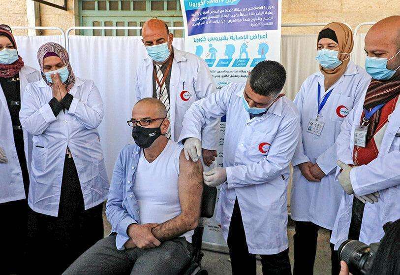 Atalayar_Vacunacion palestina