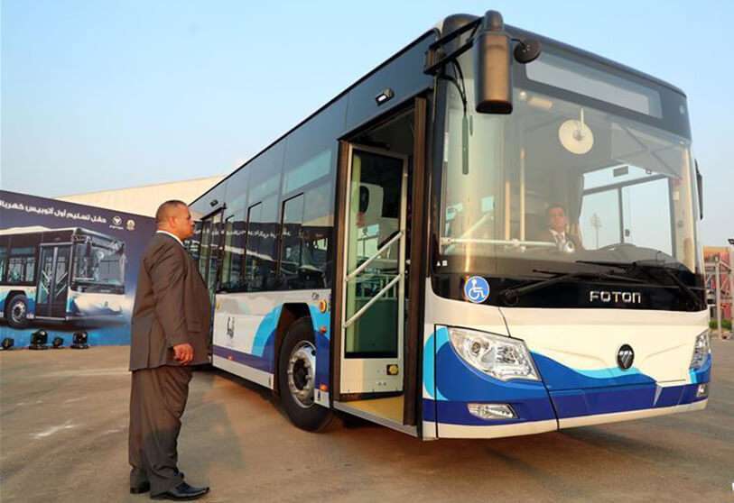Los autobuses de Foton pronto circularán por las calles de El Cairo y Alejandría