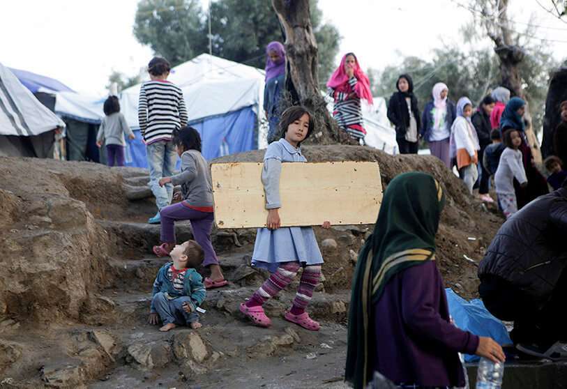 15.000 personas viven en Moria, cuando el campamento solo tiene capacidad para acoger a 3.000 