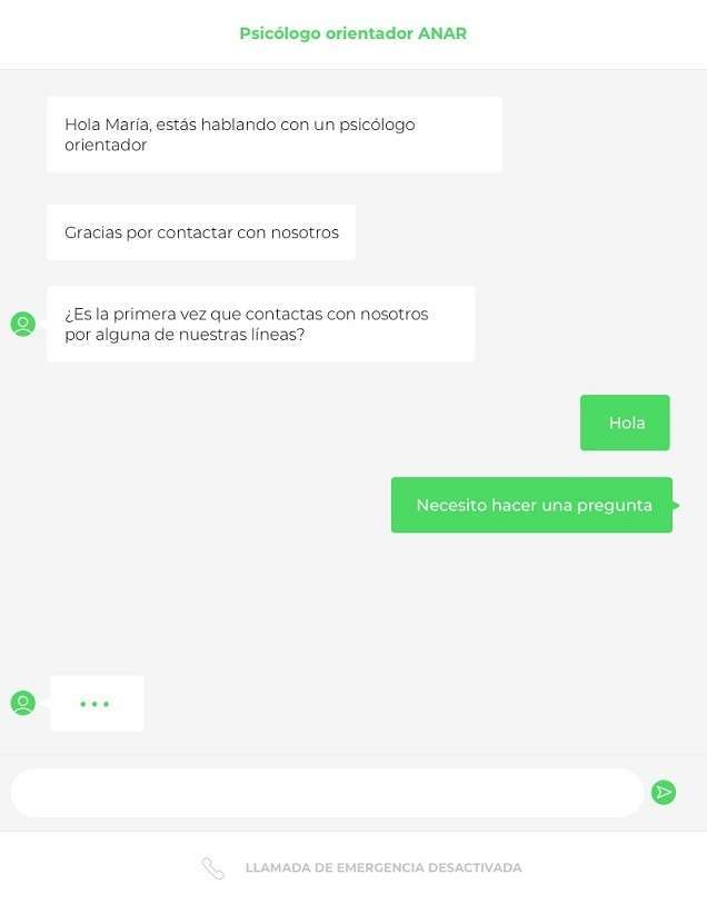 El Chat ANAR evita poner en riesgo al menor de edad en caso de ser sorprendido por su agresor