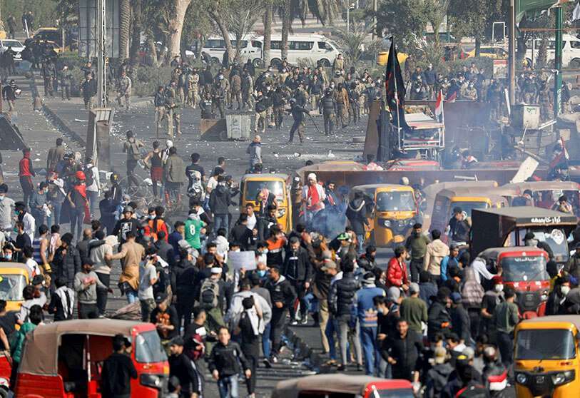 Las manifestaciones contra el Gobierno han sido multitudinarias en Bagdad y otras ciudades del sudeste de Irak