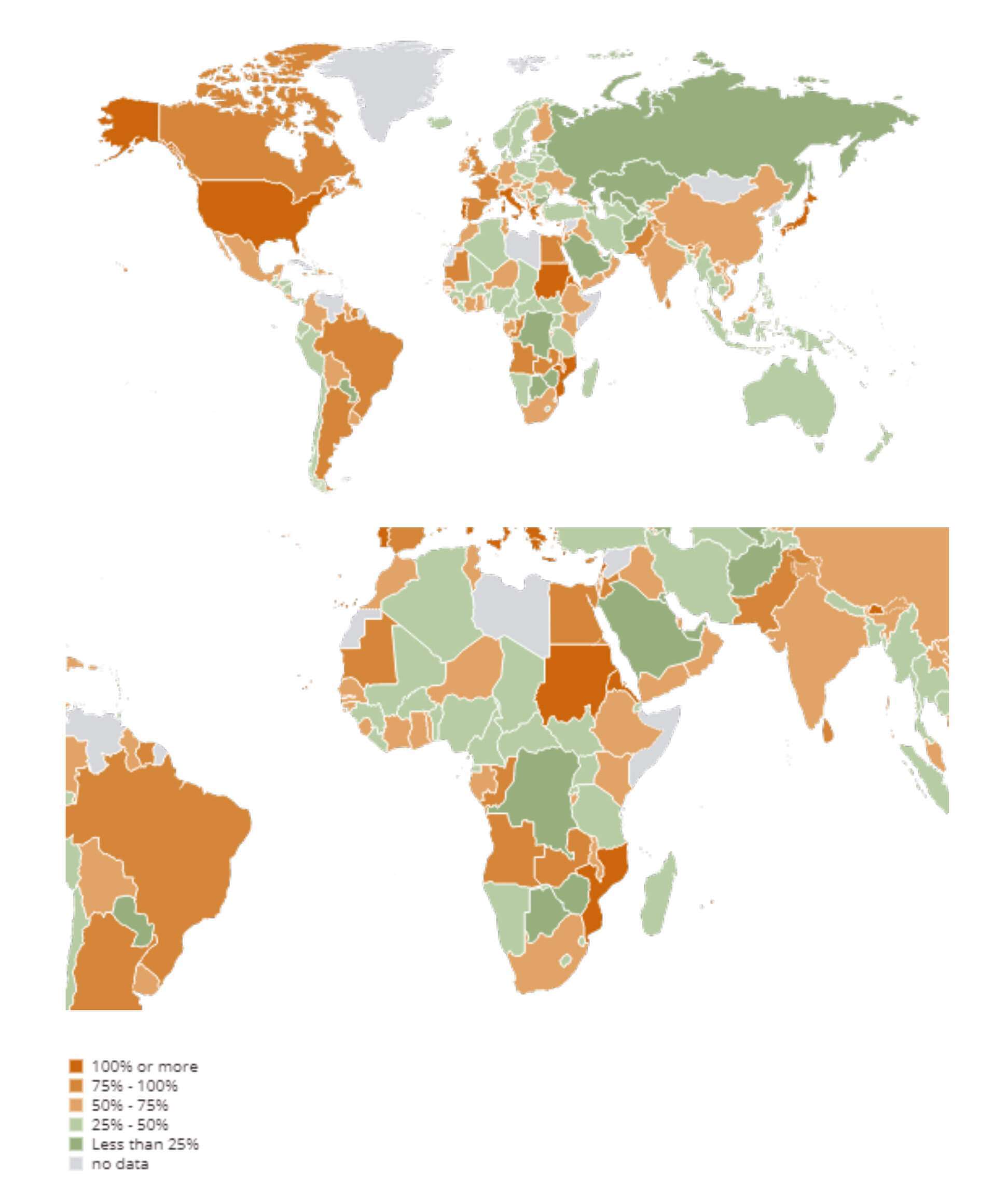 Mapas deuda en África