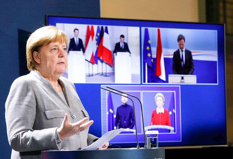 L'ancienne chancelière allemande Angela Merkel