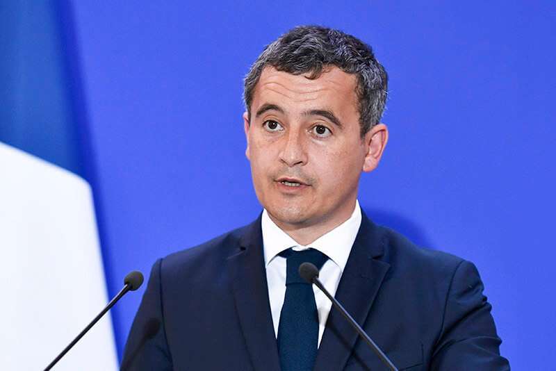 El ministro del Interior francés, Gérald Darmanin