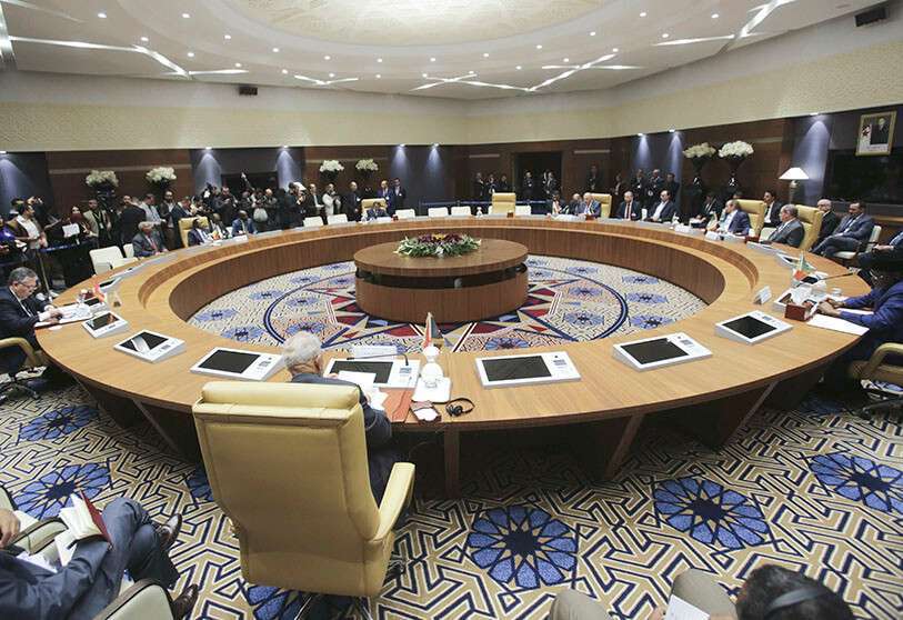Atalayar_ministros de relaciones exteriores de Egipto, Sudán, Chad, Níger, Argelia, Túnez y Malí.jpg