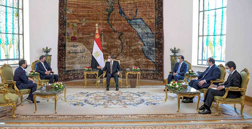 Atalayar_reunion al-sisi y Dbeibah