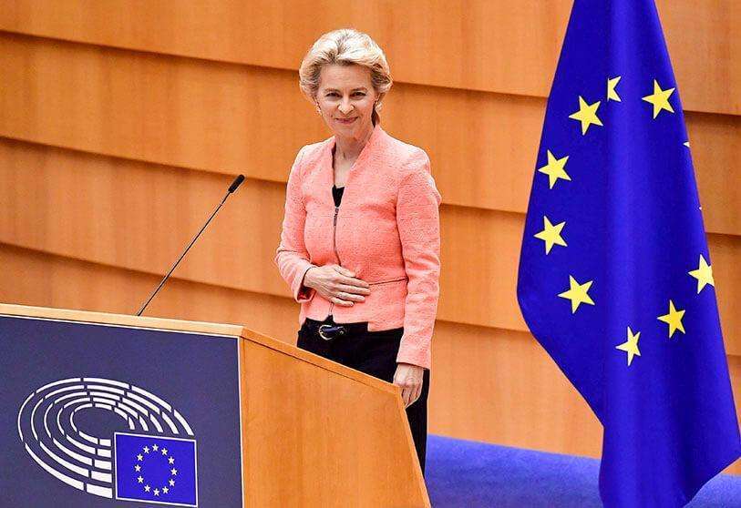 AFP/JHON THYS - La presidenta de la Comisión Europea, Úrsula Von der Leyen