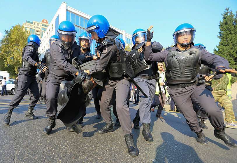 Policía Azerbaiyán