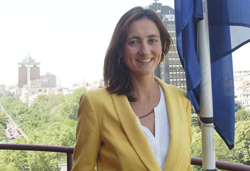La directora de la oficina del Parlamento Europeo en España, María Andrés Marín