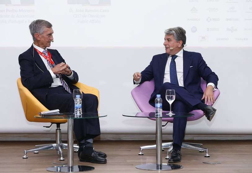 Juan Pedro Moreno, presidente de Accenture España, y Jose Ramón Caso, CEO de Omnicom Public Affairs