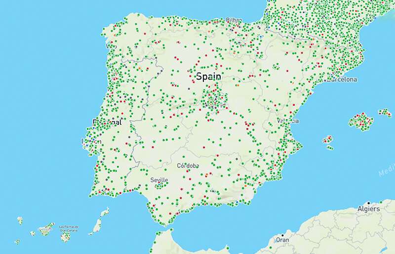 Mapa Movilidad Eléctrica