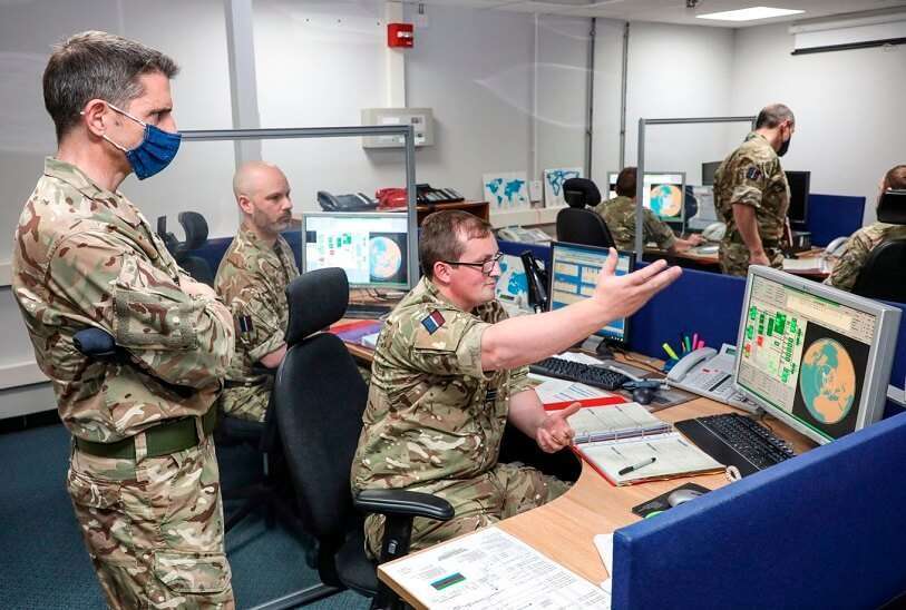 El Centro de Operaciones Espaciales ejerce el mando y control a nivel operativo y supervisa las 24 horas las actividades en el espacio ultraterrestre de los adversarios potenciales, principalmente de Rusia y China