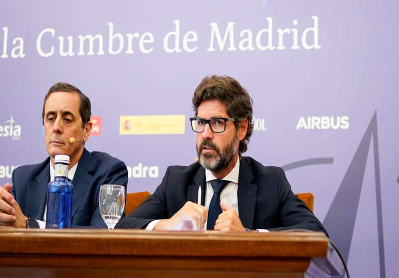 PHOTO/El Español-Jesús Umbría - Manuel Escalante, director general de Defensa y Seguridad de Indra, asegura que el sector español de la tecnología de doble uso progresa a velocidad de crucero, pero hay que saber elegir los programas y las batallas que hay que librar