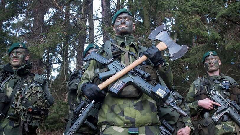 PHOTO/Per Fosberg - La capacidad de movilización de Suecia y Finlandia es muy alta y ambas naciones poseen probados sistemas de incorporación a filas, capaces de poner sobre las armas en cuestión de pocos días a los primeros 280.000 reservistas