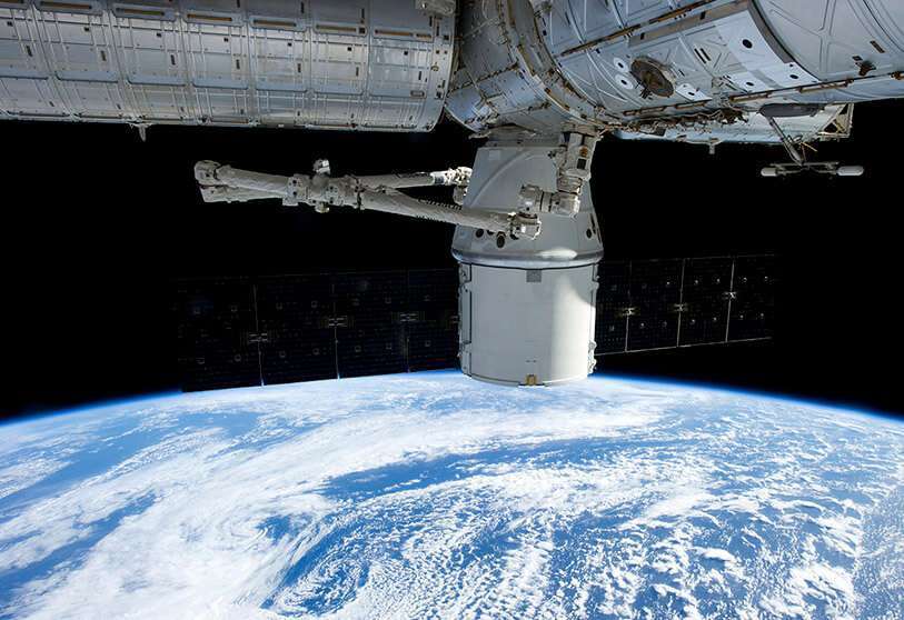 PHOTO/NASA - La minúscula cámara iSIM-90 voló el pasado 21 de diciembre a la ISS a bordo de una nave de carga automática Dragón en un lanzador Falcon-9 que despegó desde el Centro Espacial Kennedy, en el estado de Florida