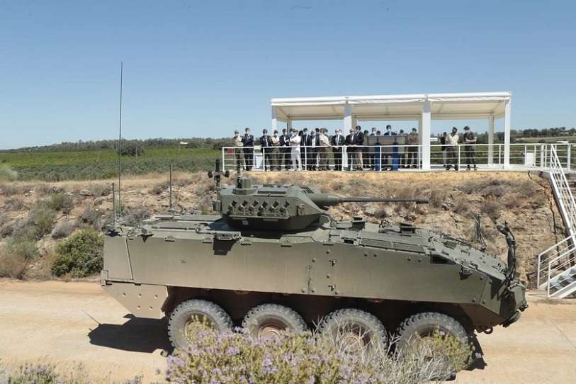 El subsector español de la industria militar terrestre es el menos beneficiado por la política de adquisiciones del ministerio de Defensa español. Su facturación en 2020 fue de 760,6 millones de euros, el 95,9% dedicado a exportación