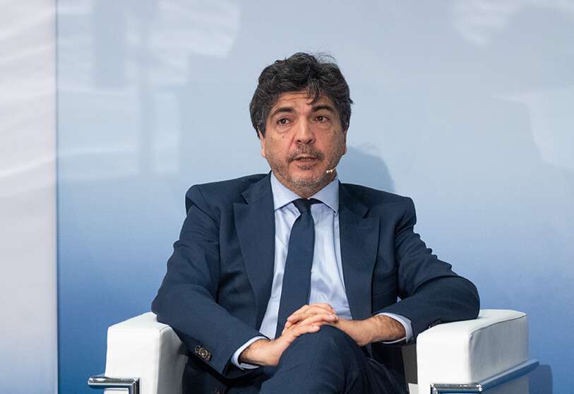 Mario Garcés, diputado del PP, durante su intervención.