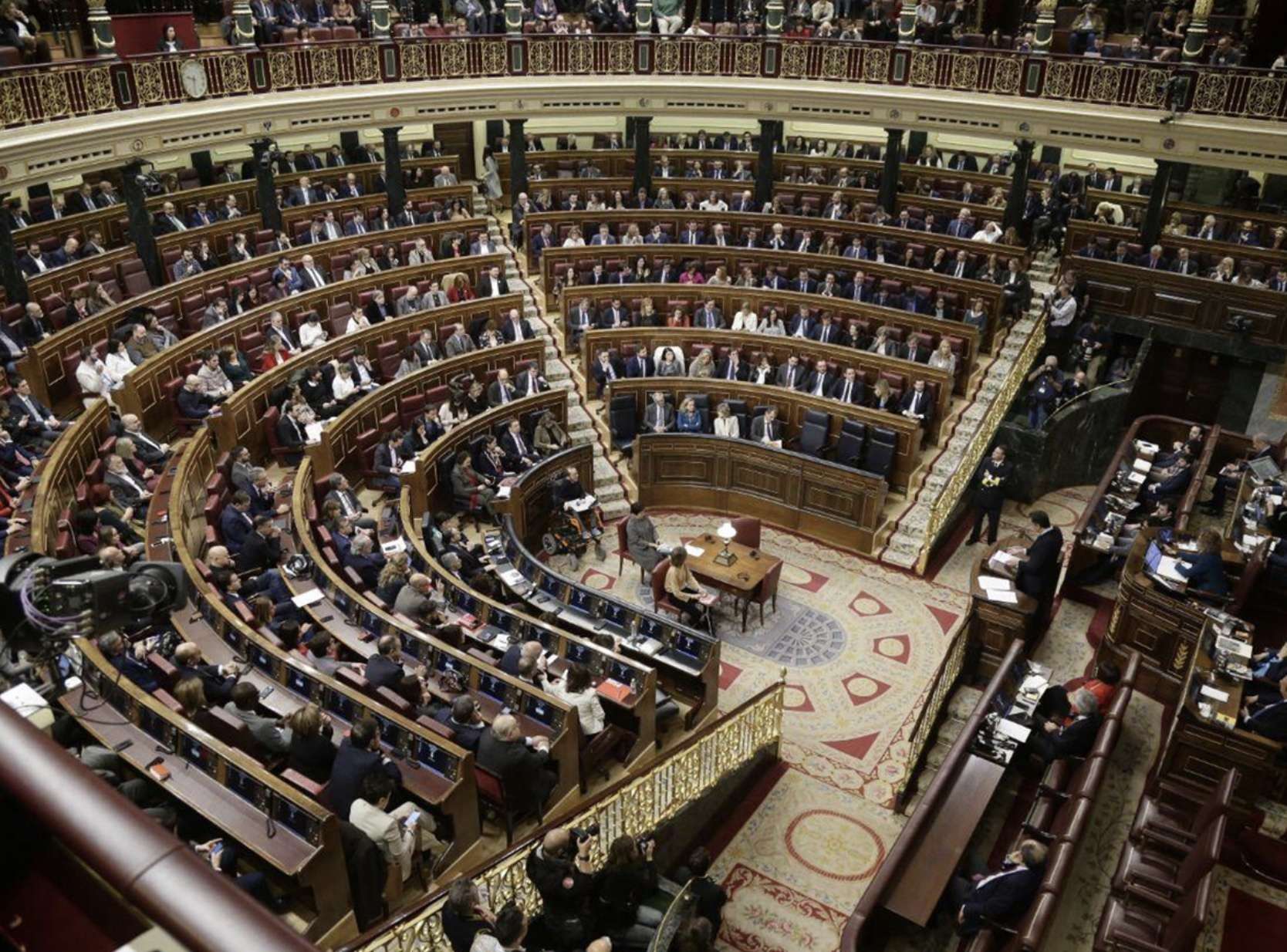 Participante en el debate de investidura