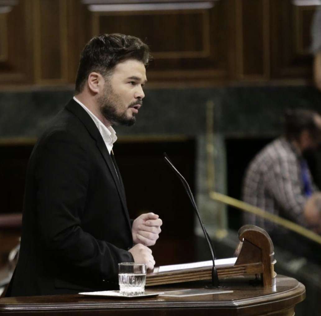 Participante en el debate de investidura 