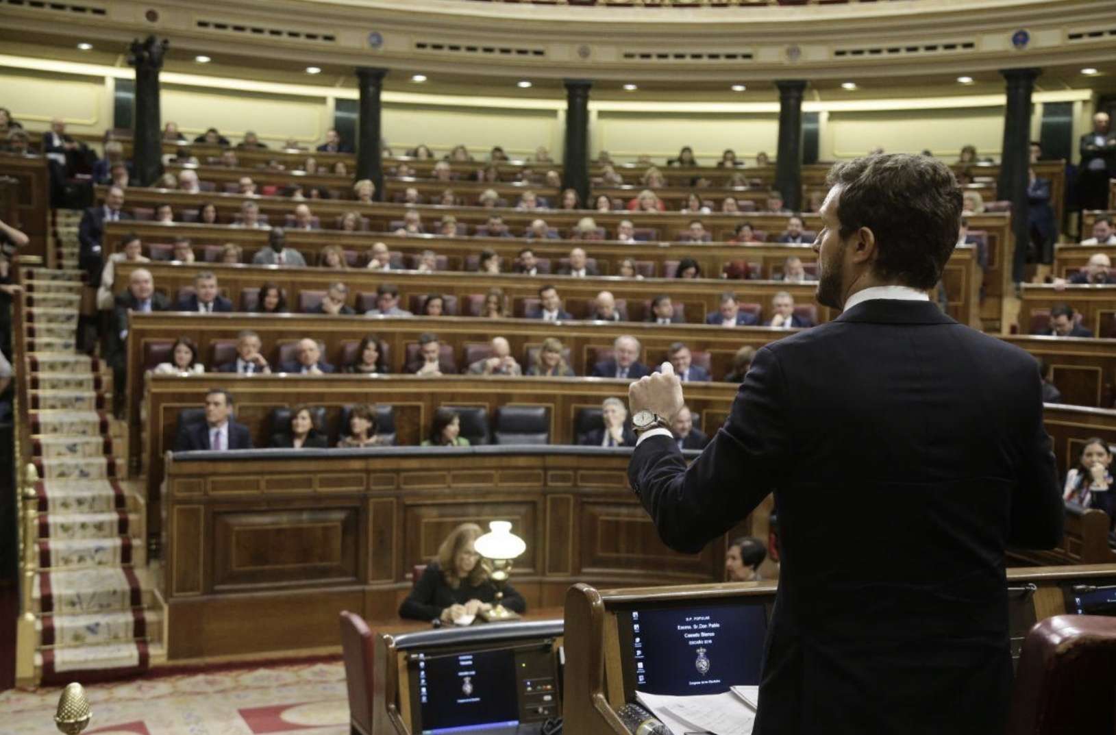 Participante en el debate de investidura 