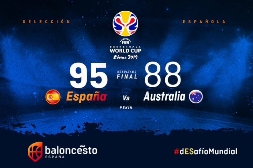 resultado de la semifinal España-Australia