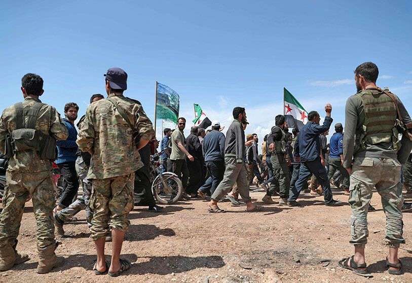 Protesta en Siria
