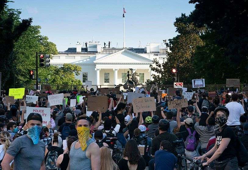 Protestas Casa Blanca