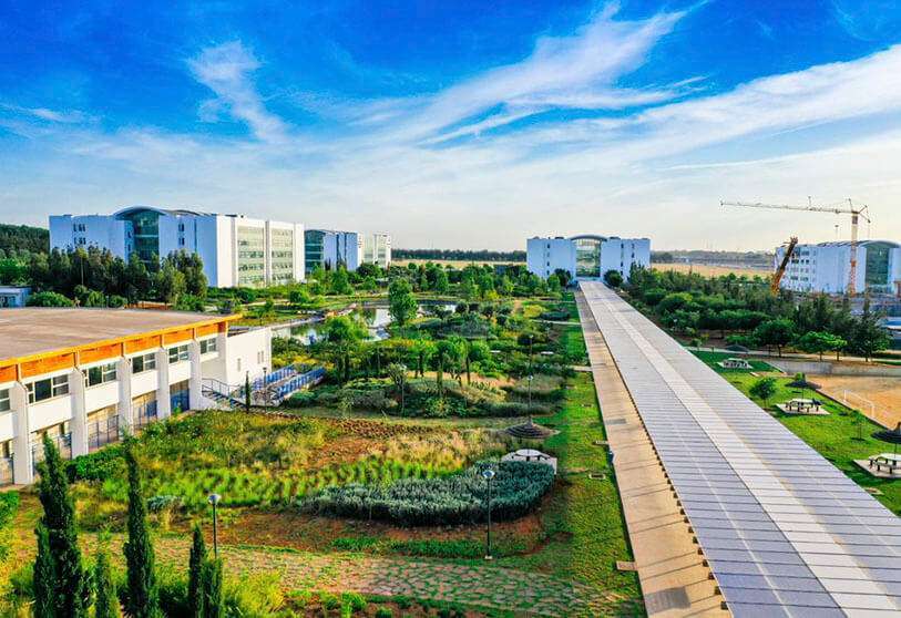 Vista del campus de la UIR, situado en el municipio de Salé