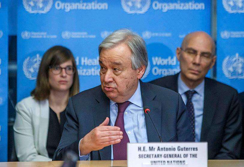 UN Secretary General Antonio Guterres