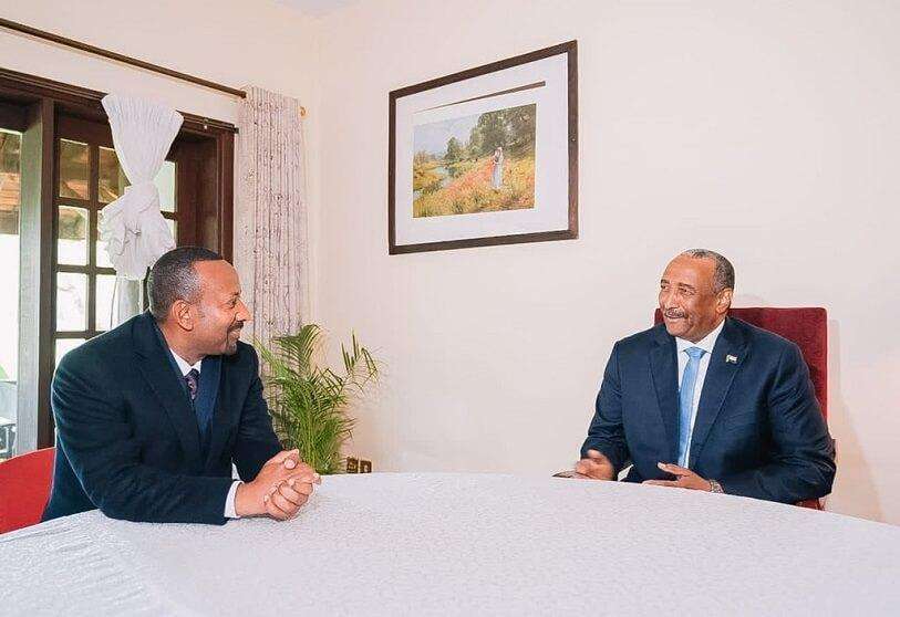 atalayar-primer-ministro-etiopia-abiy-ahmed-jefe-consejo-soberano-sudan-abdel-fattah-al-burhan-negociacion