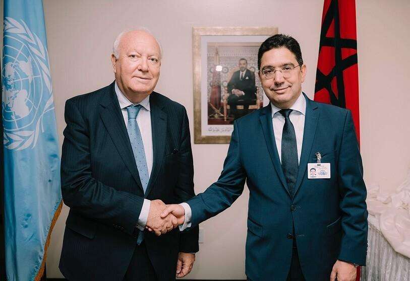 atalayar- alto-representante-onu-9-ix-foro-global-alianza-civilizaciones-naciones-unidas-miguel-angel-moratinos-ministro-exteriores-marruecos-nasser-bourita-fez