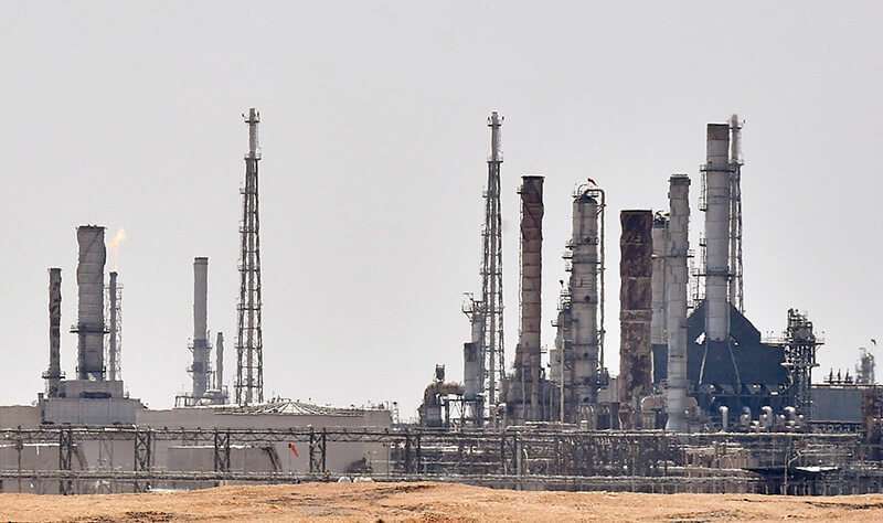 Instalación petrolera de Aramco cerca de la zona de al-Khurj, justo al sur de la capital saudí, Riad. AFP/ FAYEZ NURELDINE